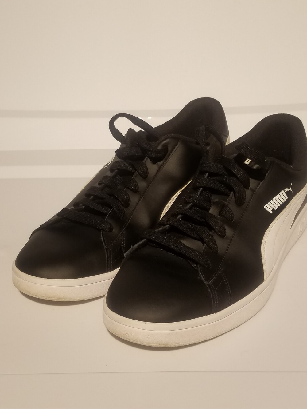 Men's Puma Club Classic Low Black Shoes Size 12